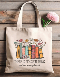 Best holiday book lover tote